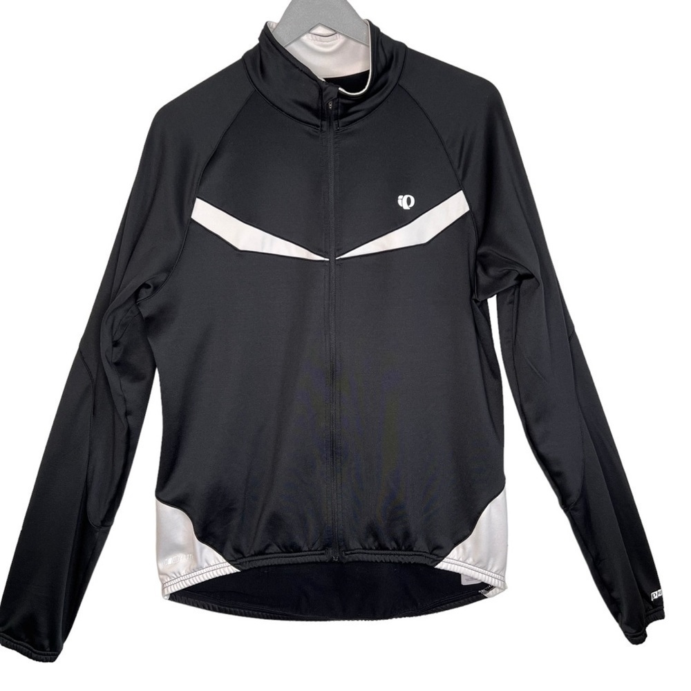 PEARL iZUMi Men’s Elite Thermal Long Sleeve Zip Up Cycling Jersey Size XL Black